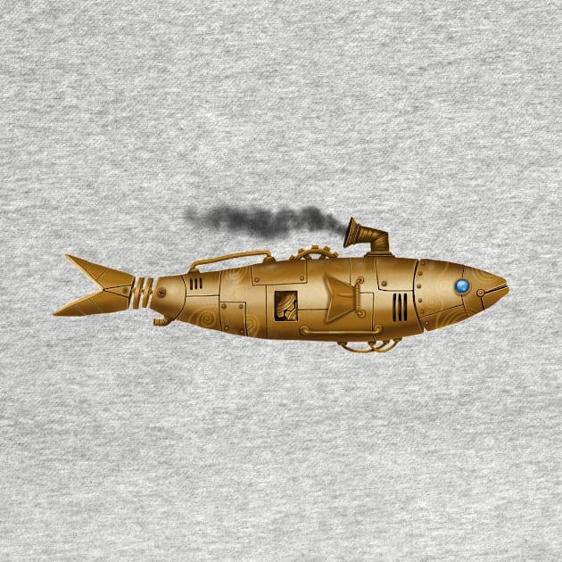 Steampunk fish by Kfirwz